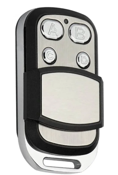 Emisor CONIX Mod. PC433 4 botones para PCCOPY mandos fijos y evolutivos a 434 Mhz.