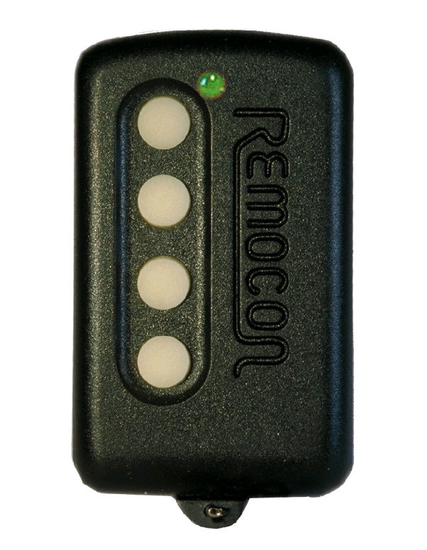 ​Emisor REMOCON Mod. D610NS Copion 4 botones para mandos fijos Multifrecuencia Negro