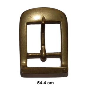 Hebilla Latón Ref. 54 para correa de 4 cm.