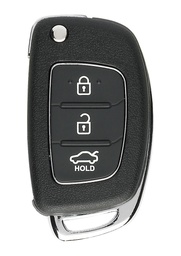 [HY18C3D] Carcasa HYUNDAI/KIA 3 botones Plegable (MLHY18P7 / HY48CS3B-M-P)