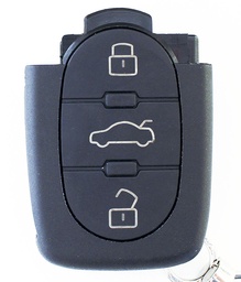 [ADC3B] Carcasa GRUPO VAG 3 botones pila en carcasa CR-1620 (MLAU03 - AU66CS3B-1620 - AUAC3 - CARTELAUD-4 - AU04KS)
