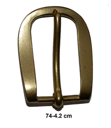[GHL1744] Hebilla Latón Ref. 74 para correa de 4 cm.