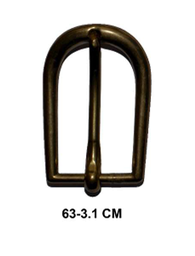 [GHL16331] Hebilla Latón Ref. 63 para correa de 3,1 cm.