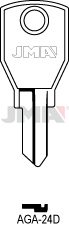 [AGA24D] Llave JMA Acero GRUPO - B